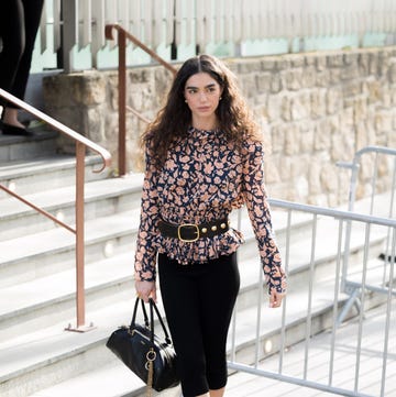 chloé outside arrivals paris fashion week womenswear fall/winter 2026 2027