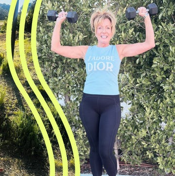 two images showcasing fitness activities