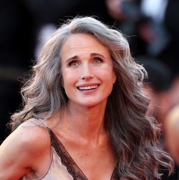 cannes, france may 15: andie macdowell attends the dossier 137 (case 137) red carpet at the 78th annual cannes film festival at palais des festivals on may 15, 2025 in cannes, france. (photo by monica schipper/getty images)