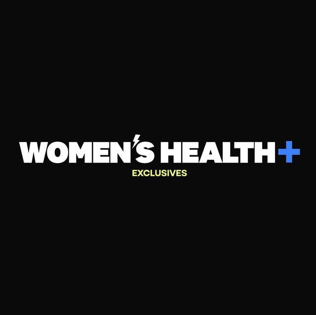 logo for womens health featuring the word exclusives
