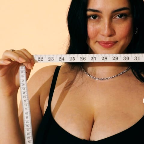 woman holding measuring tape