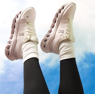 on shoes for walking