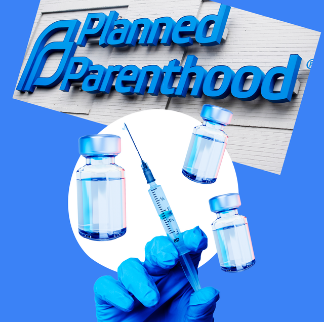 planned parenthood logo with botox needles