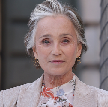kristin scott thomas grey hair halo